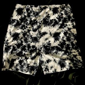 Tie dye biker shorts